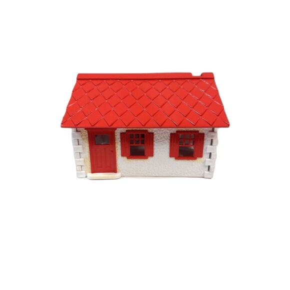 Bachmann Cape Cod House Red/White Snap Together 1950's (Plasticville) O & S Ga. - Picture 3 of 5